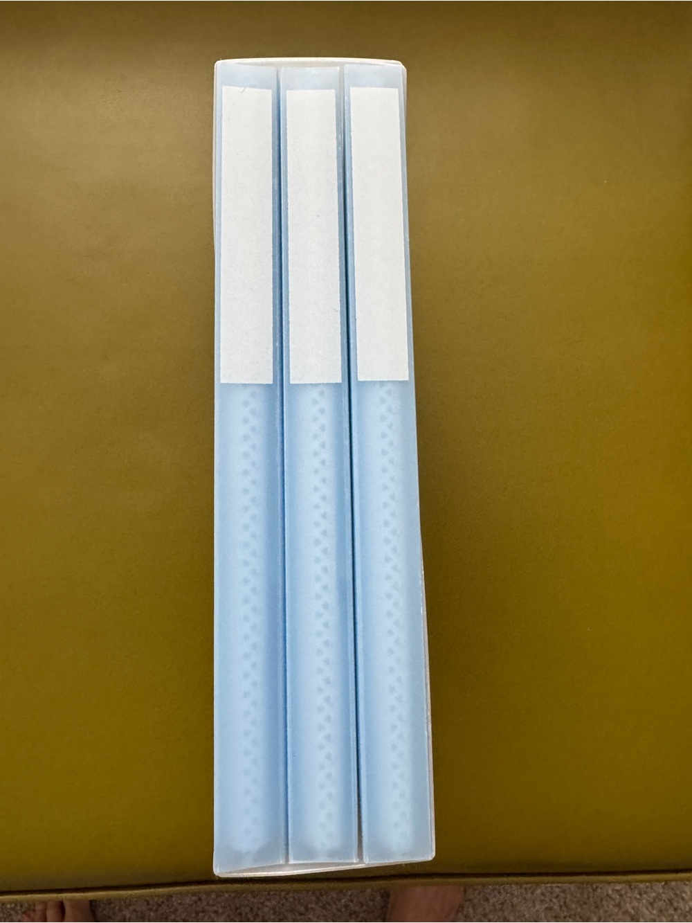 Light Blue 3-Pack Plastic Organizer